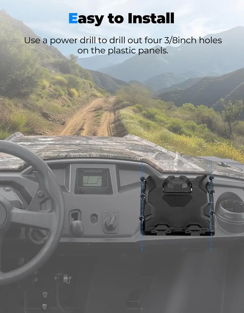 Kemimoto Honda Pioneer 500 Electronic Device Holder 2