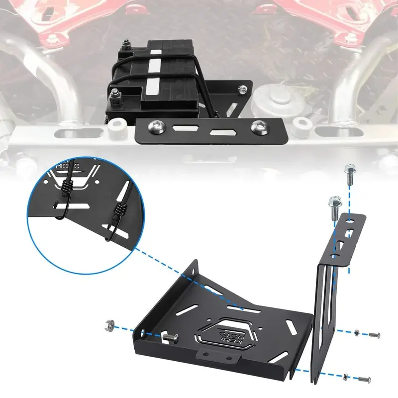 Kemimoto Honda Talon 1000X/1000R Second Battery Tray Fit 2