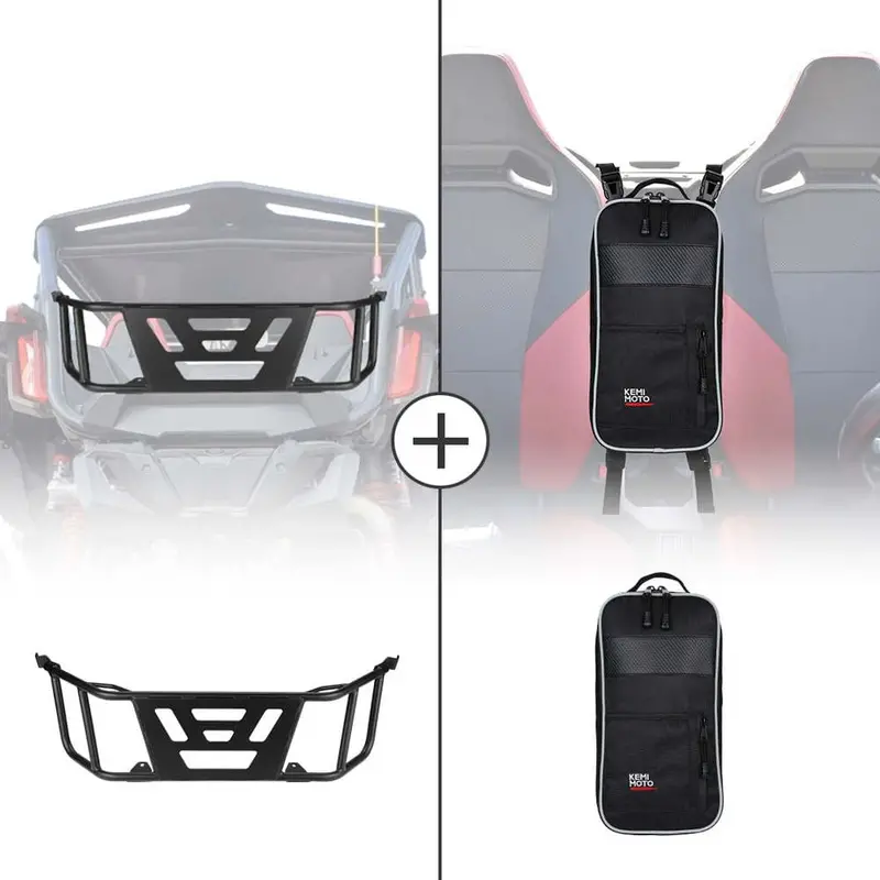 Kemimoto Honda Talon 1000X Center Storage Bag & Tailgate Extender 1