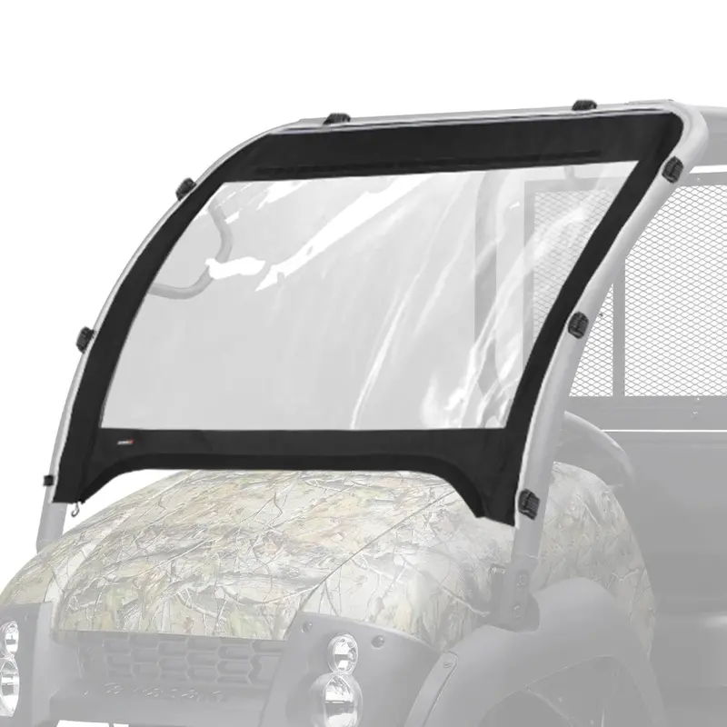 Kemimoto Kawasaki Mule 600D Oxford Fabric Front Windshield 1