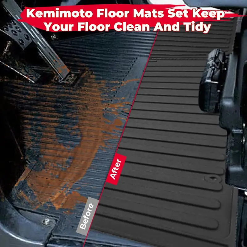 Kemimoto Kawasaki Mule Pro Mx Floor Mats 2