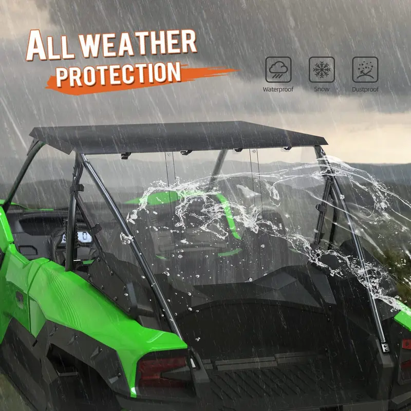 Kemimoto Kawasaki Teryx Krx 1000 Pc Rear Windshield 2