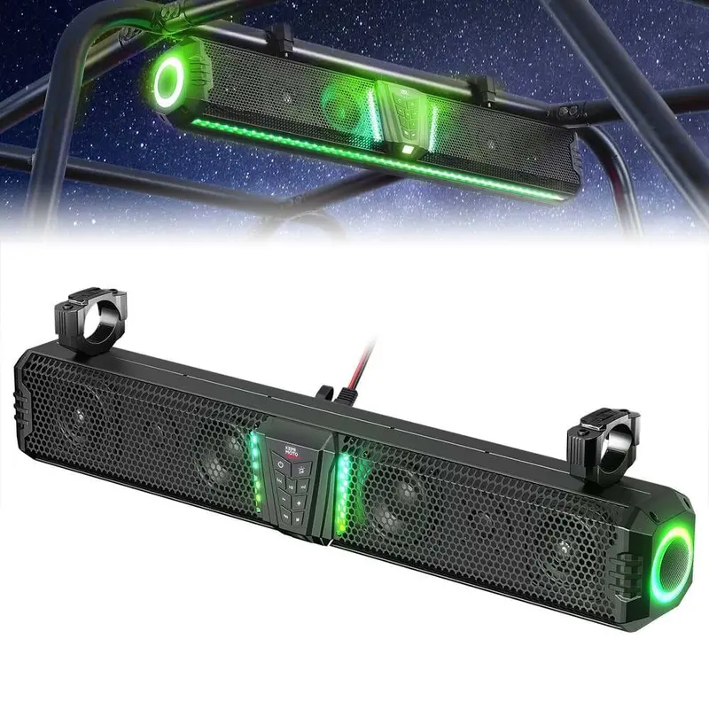 Kemimoto Midnight 80 32" 6 Speaker Rgb Utv Sound Bar 1