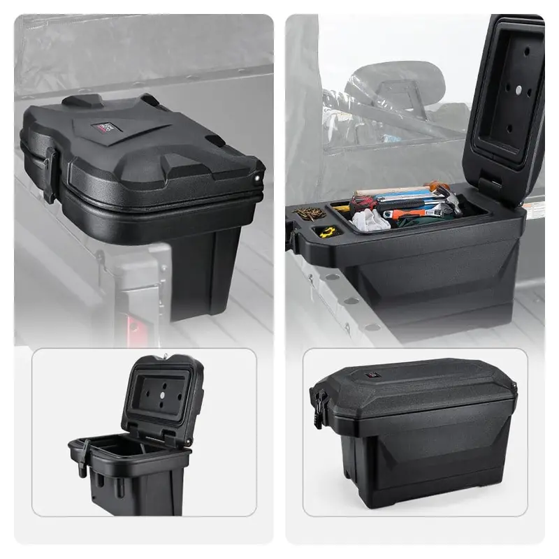 Kemimoto Polaris Ranger Cargo Storage Device Tool Box & Big Size Cargo Box 1