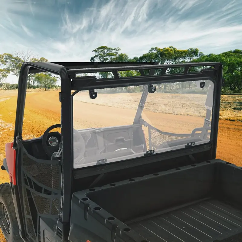 Kemimoto Polaris Ranger Rear Windshield 1