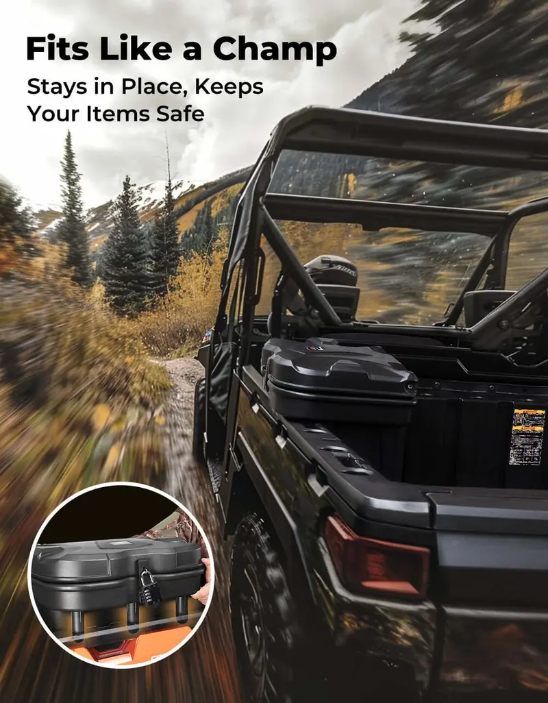 Kemimoto Polaris Ranger Xp 1000 20L Cargo Storage Box 2