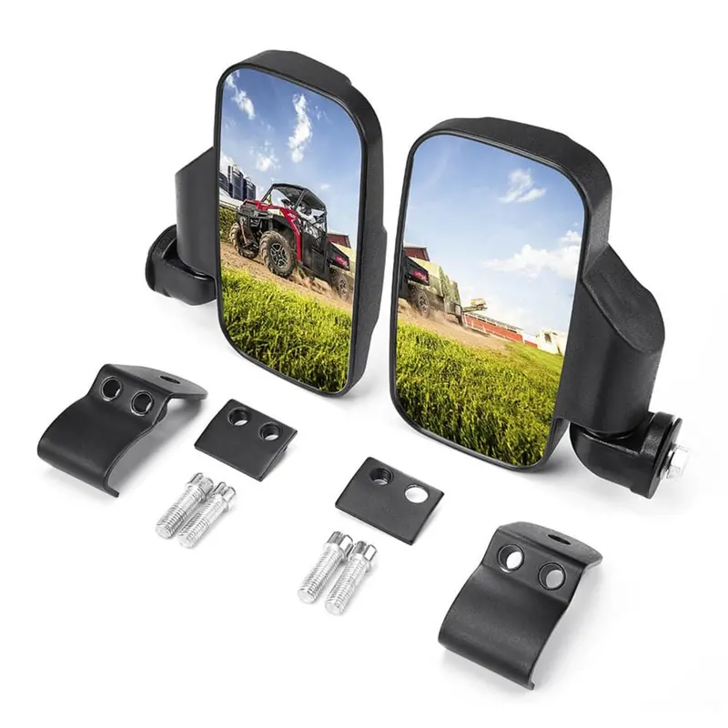 Kemimoto Polaris Ranger Xp 1000 Adjustable Side Mirrors & Tail Light 2