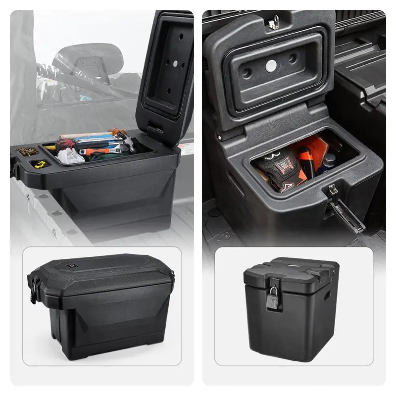 Kemimoto Polaris Ranger Xp 1000 Big Size Cargo Box & Under Seat Storage Box 1