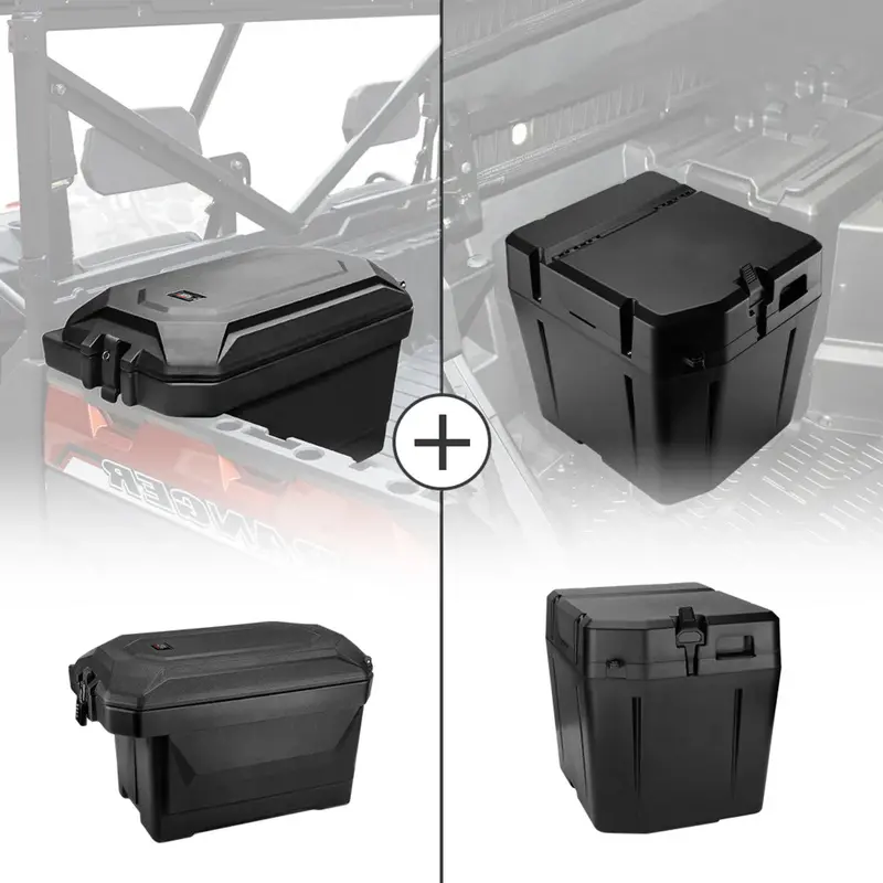 Kemimoto Polaris Ranger Xp 1000  Big Size Cargo Box & Under Seat Storage Box 1