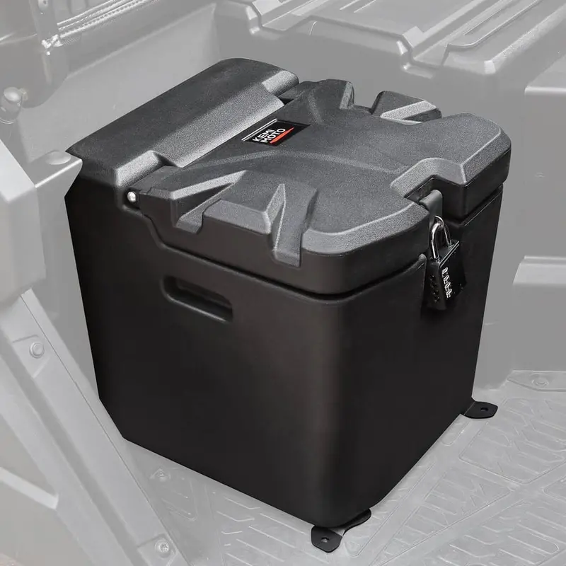 Kemimoto Polaris Ranger Xp 1000 Cargo Storage Device Tool Box & Under Seat Storage Box 2