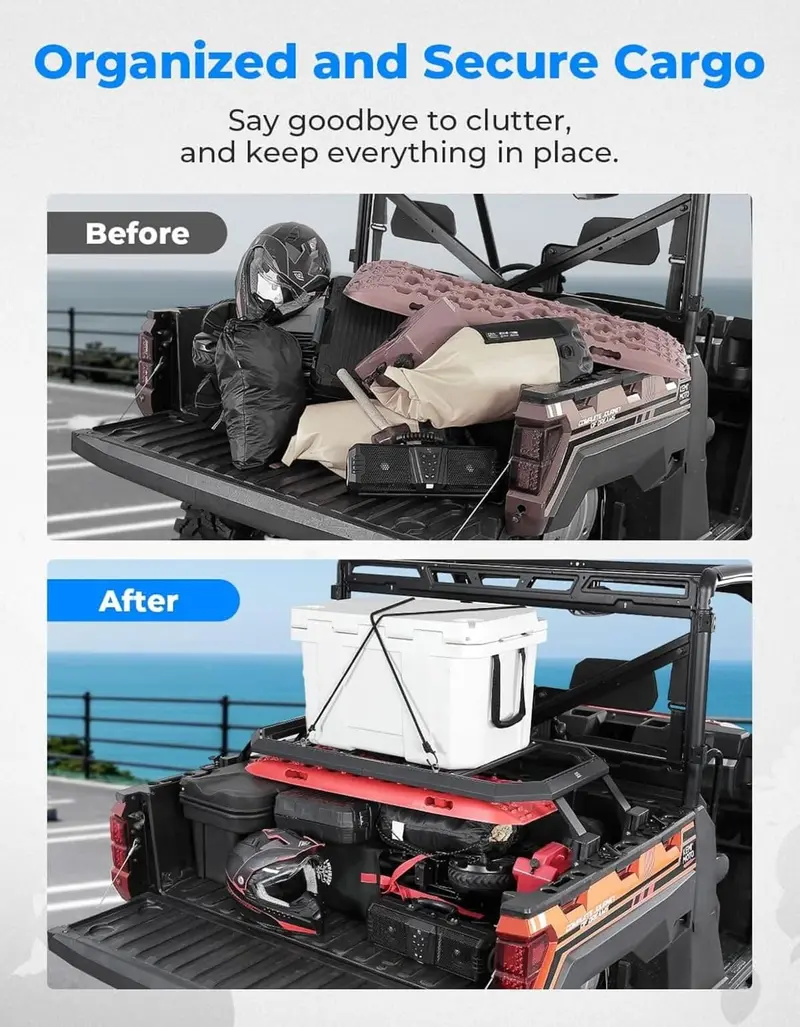 Kemimoto Polaris Ranger Xp 1000 Rear Rack 2