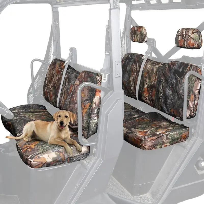 Kemimoto Polaris Ranger Xp 1000 Seat Cover W/Head Rest Cover 1