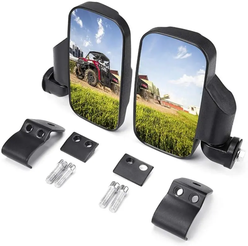 Kemimoto Polaris Ranger Xp 1000 Side Mirrors & 45L Storage Box 2
