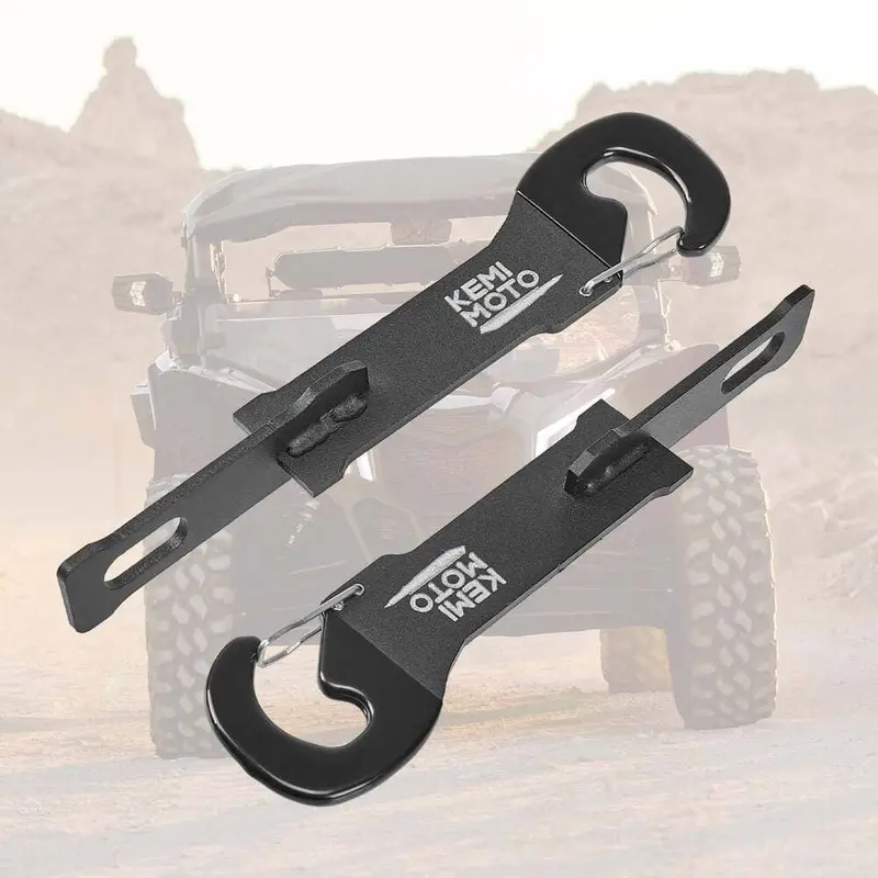 Kemimoto Polaris  Ranger Xp 1000 Utv 7" Anti Rust Easy Door Latches - 1 Pair 2