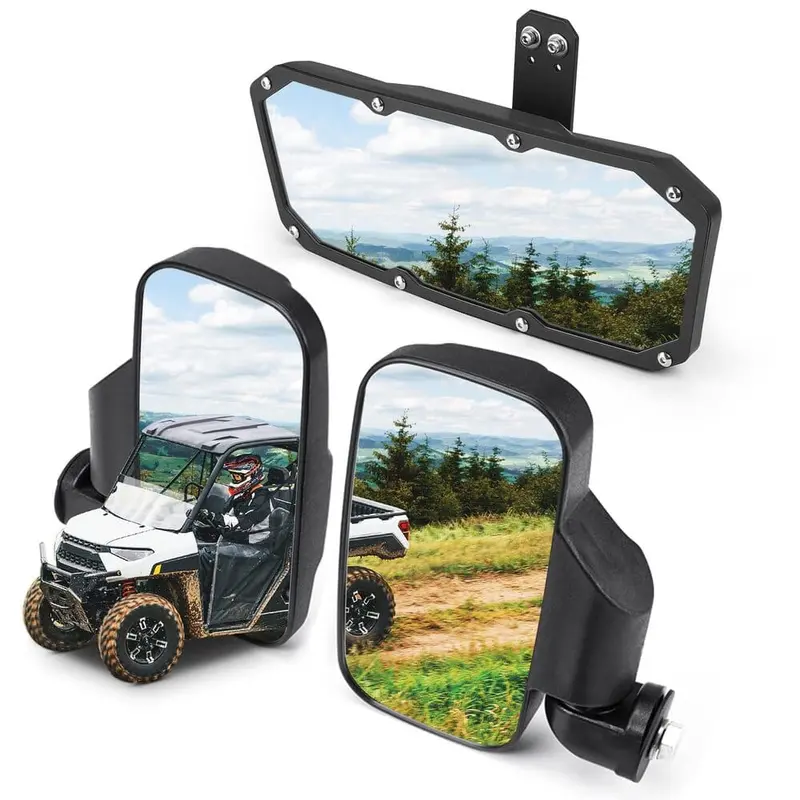 Kemimoto Polaris Ranger Xp 1000 Utv Pro Fit Tube Cages Mirror 1