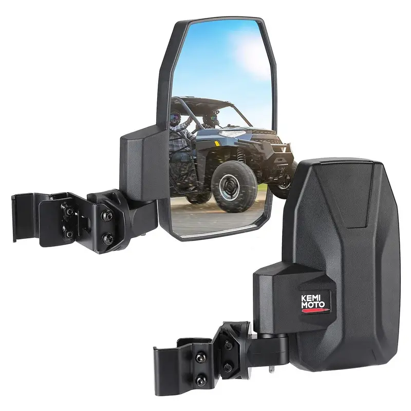 Kemimoto Polaris Ranger Xp 1000 Utv Wider Pro Side Mirrors - Upgraded 1
