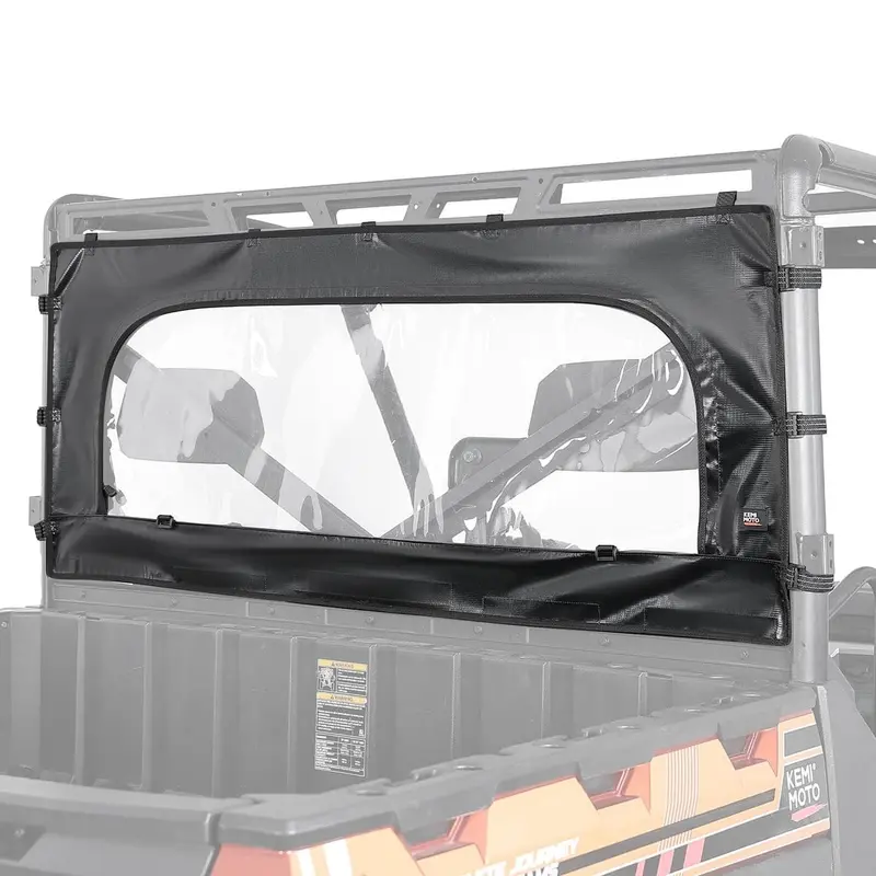 Kemimoto Polaris Ranger Xp 1000 Utv Zippered Soft Rear Window 2