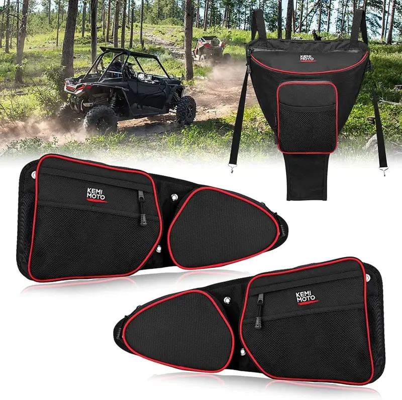 Kemimoto Polaris Rzr Door Bags & Center Storage Bag 1