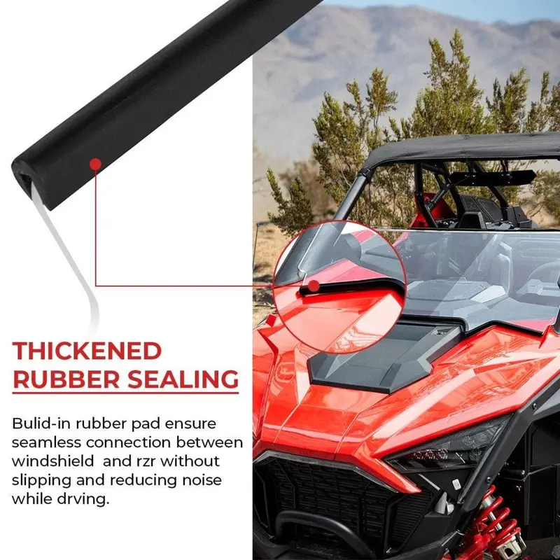 Kemimoto Polaris Rzr Pro Xp/ 4 Utv Half Windshield 2