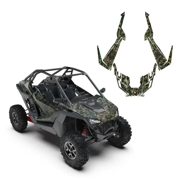 Kemimoto Polaris Rzr Pro Xp Camouflage Wraps Graphics Kit 1