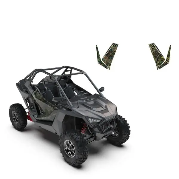 Kemimoto Polaris Rzr Pro Xp Doors Only Camouflage Wraps Graphics Kit 1