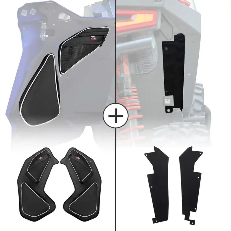Kemimoto Polaris Rzr Pro Xp Rear Door Bags & Fender Flares 1