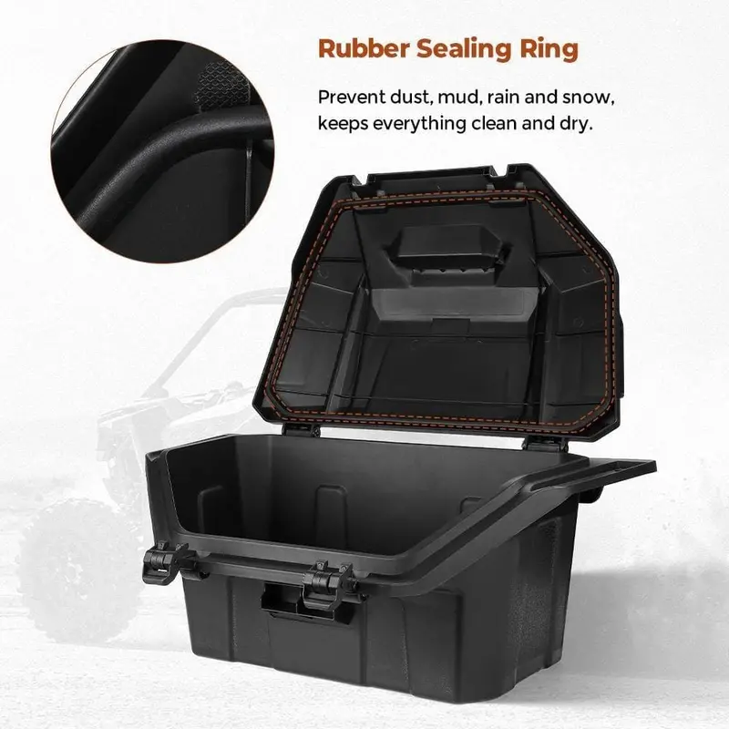 Kemimoto Polaris Rzr Pro Xp Utv 42 Qt Rear Cargo Storage Box 2