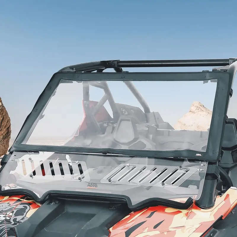 Kemimoto Polaris Rzr Pro Xp Utv Front Windshield Pvc 2