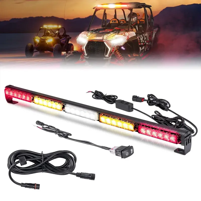 Kemimoto Polaris Rzr Xp 1000 30" Utv Chase Light Bar 1