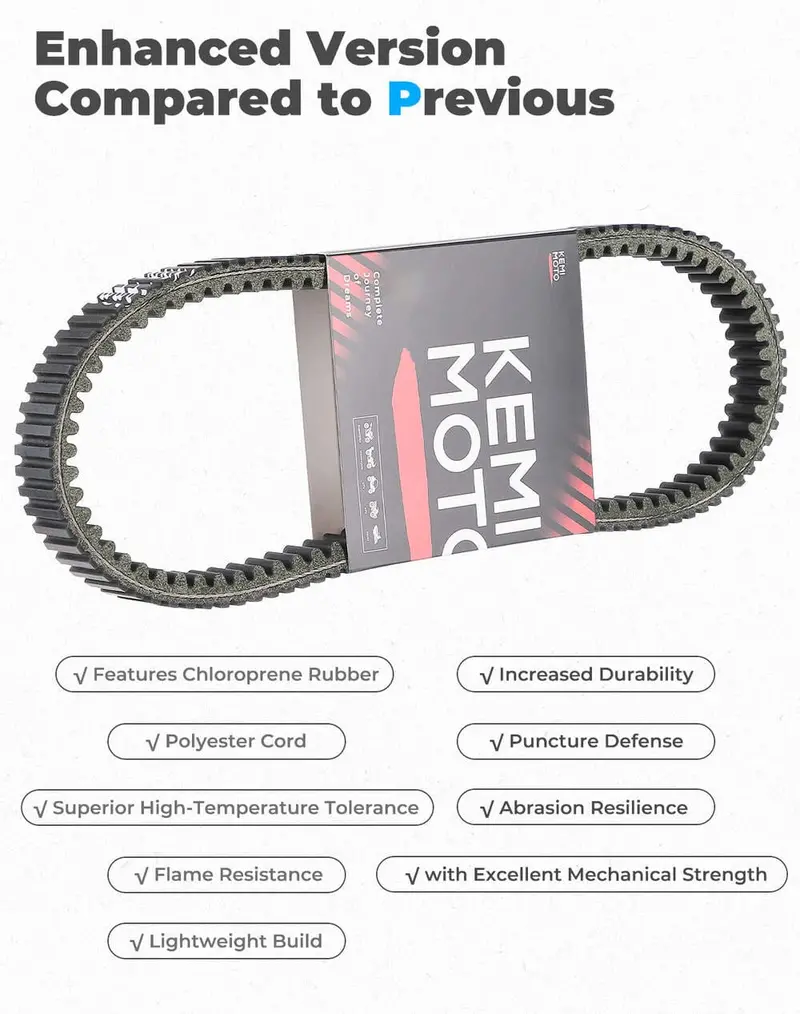 Kemimoto Polaris Rzr Xp 1000 Heavy Duty Carbon Drive Belt 1