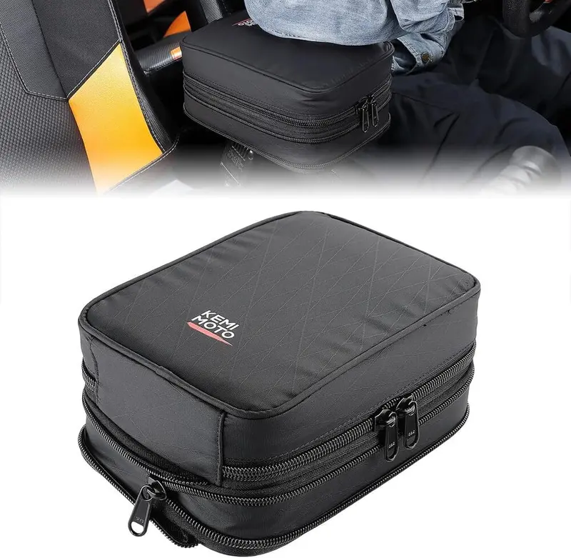 Kemimoto Polaris Rzr Xp 1000 Utv Armrest Safe Console Storage Bag 1