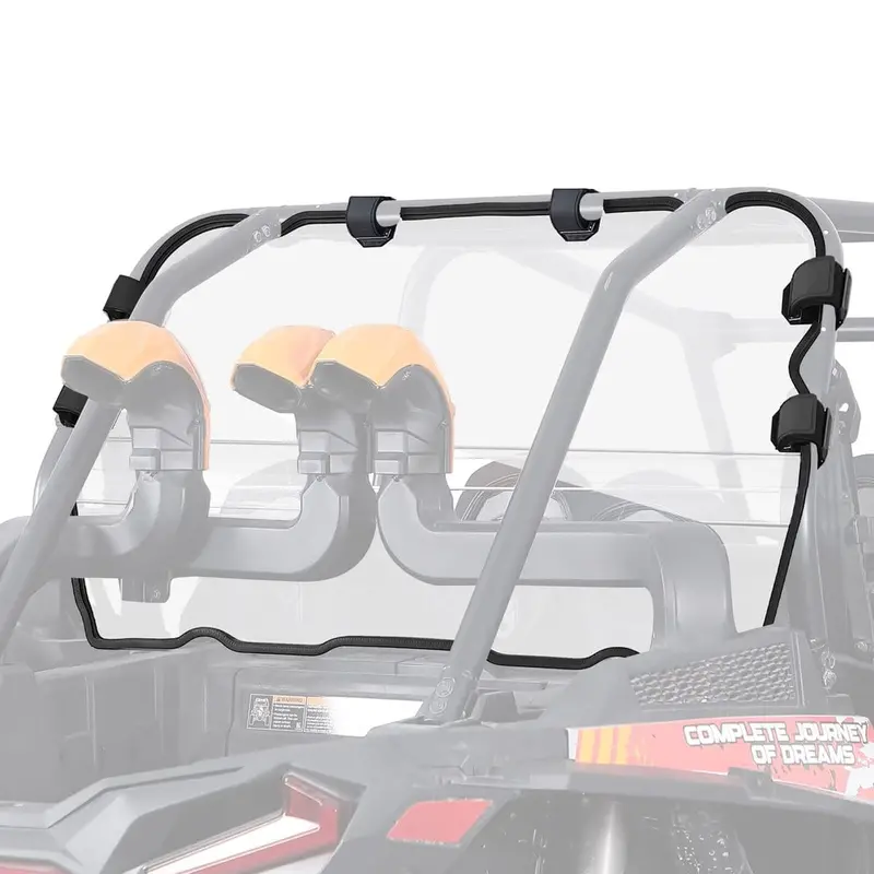 Kemimoto Polaris Rzr Xp 4 1000 Heavy Duty Rear Windshield - 4 Seater 1