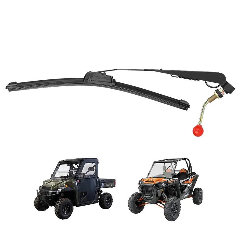 Kemimoto Polaris Utv Hand Operated Manual Windshield Wiper Kit 1