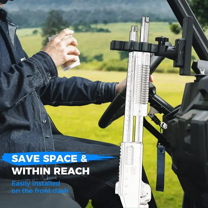Kemimoto Polaris Utv Rifle Gun Holder 2