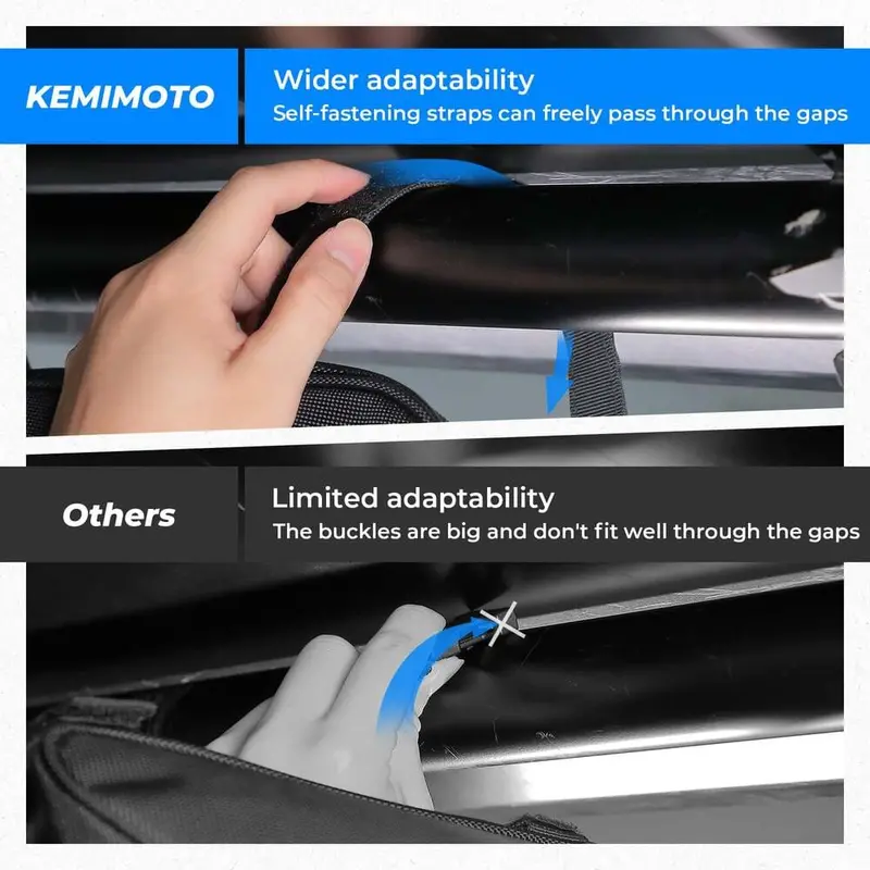 Kemimoto Polaris Utv Roll Bar Triangle Storage Bag 2