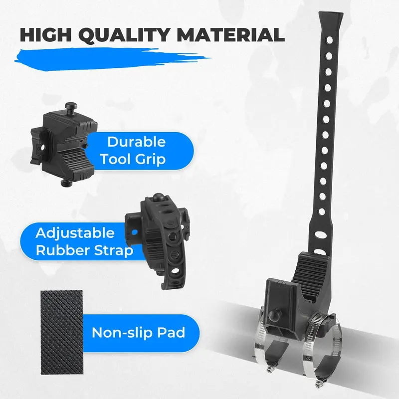 Kemimoto Universal 0.75-2.25" Roll Bars Type B Rubber Tool Clamp 3