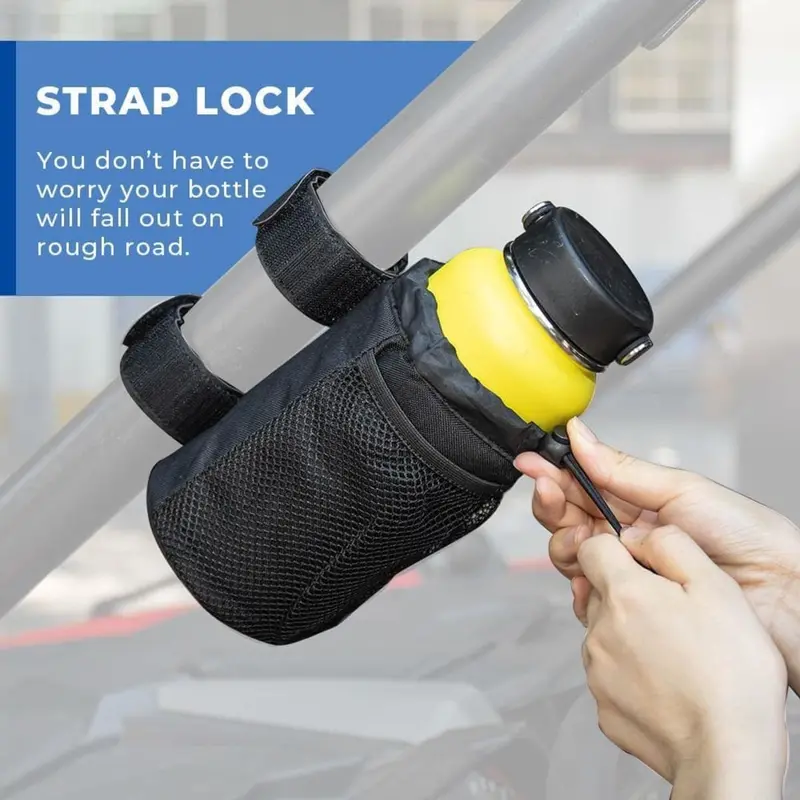 Kemimoto Universal 1.5"-2" Roll Cage Cup Holder - 2 Pcs 2