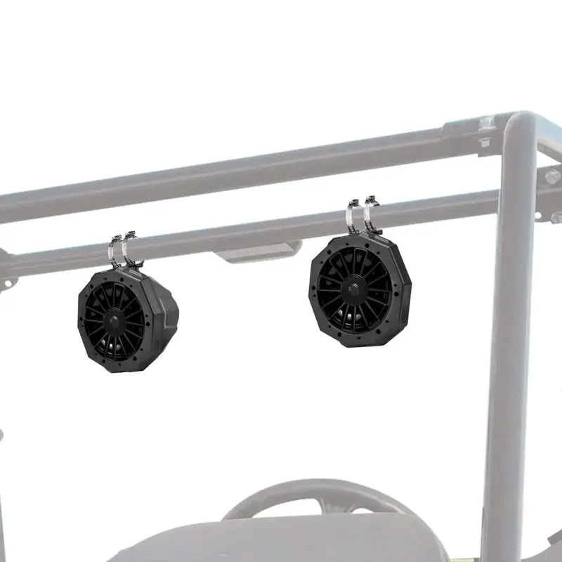 Kemimoto Universal 6.5" Speaker Cage Swivel Pods W/ 1.75 To 2" Mounting Clamps 1