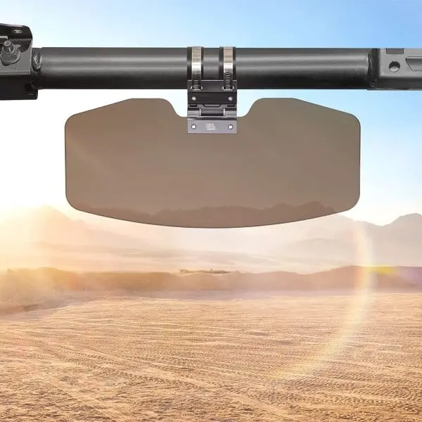 Kemimoto Universal Tinted Sun Visor Sun Shade For 1.5”-2” Roll Bars 1