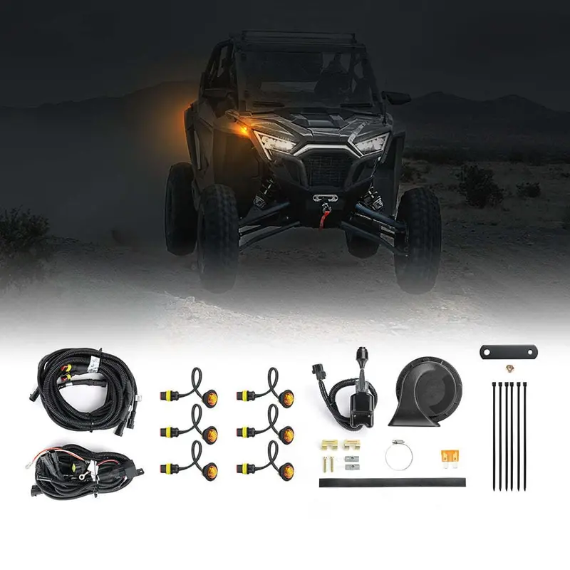 Kemimoto Universial Utv 105D Horn & Turn Signal Kit 1