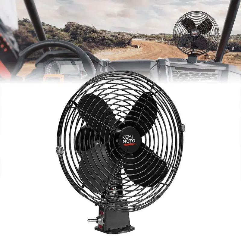 Kemimoto Utv 12V 8'' Cooling Fan 1