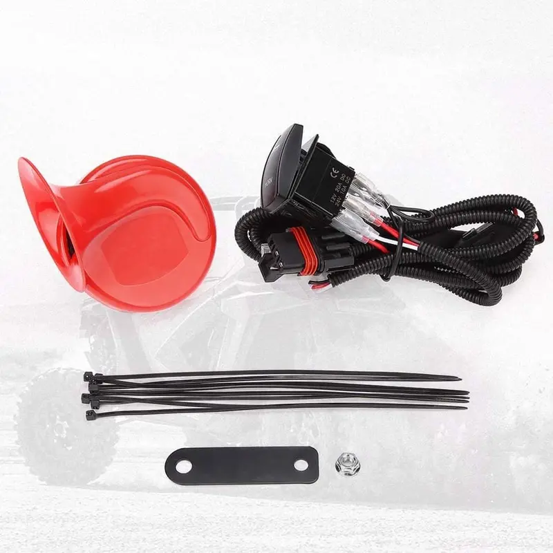 Kemimoto Utv 12V Universal Rocker Switch Horn Kit 1
