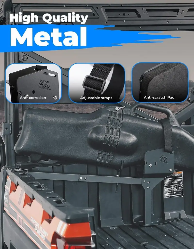 Kemimoto Utv Adjustable Gun Boot Bracket 2