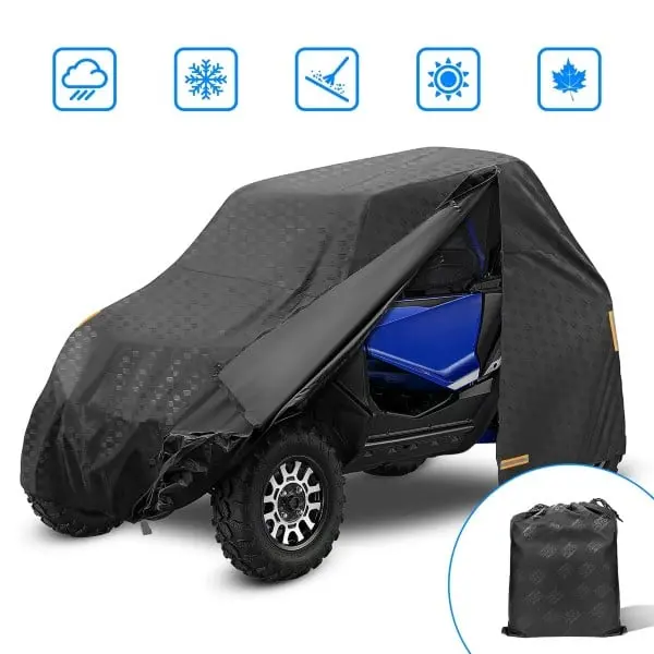 Kemimoto Utv Cover For 2-Seater Model 1