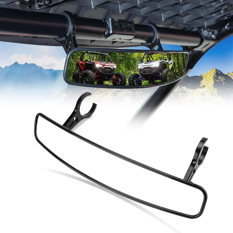 Kemimoto Utv Rear View Mirror For 1.75"/2" Roll Bar 2