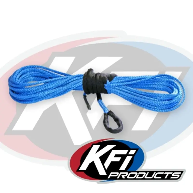 Kfi 0.23" Synthetic 38' Atv Blue Winch Cable 1