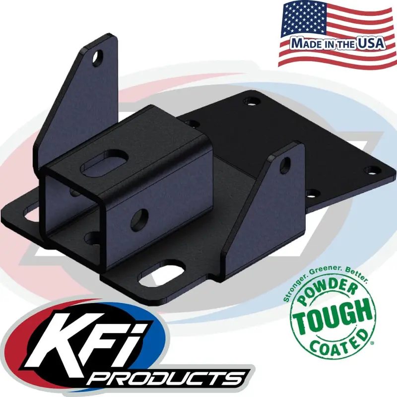 Kfi '05-'25 Kawasaki Mule Rear 2 Inch Receiver Hitch 1