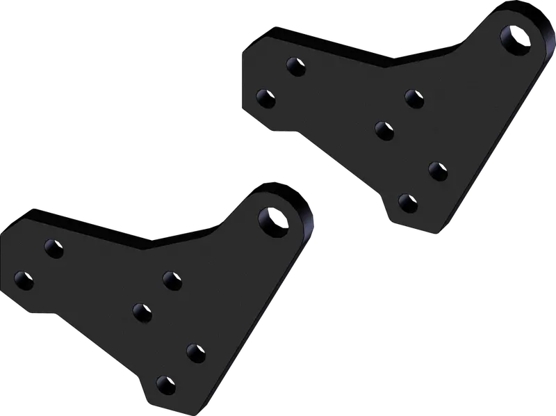 Kfi 1"-2" Utv Plow Lift Kit (Pro 2.0 Push Tubes) 1
