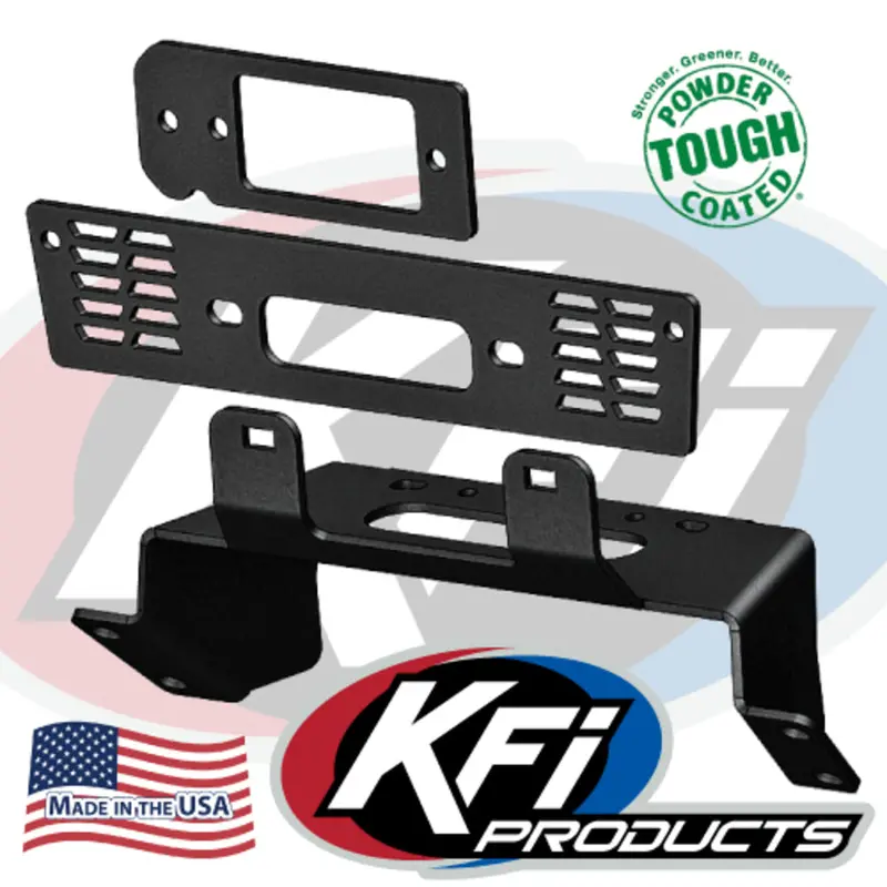 Kfi '10-'22 Polaris Ranger Mid-Size Winch Mount 1