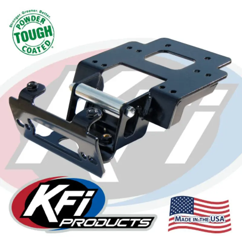 Kfi '11-'13 Polaris Rzr Xp 900 Winch Mount 1